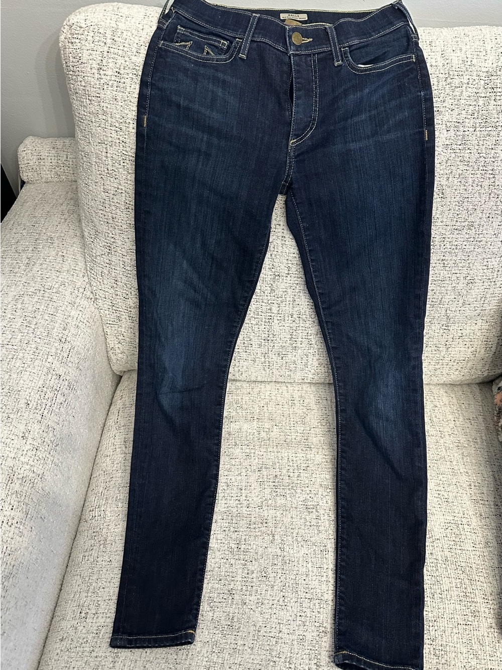True Religion Halle Mid Rise Super Skinny Jeans Size 27